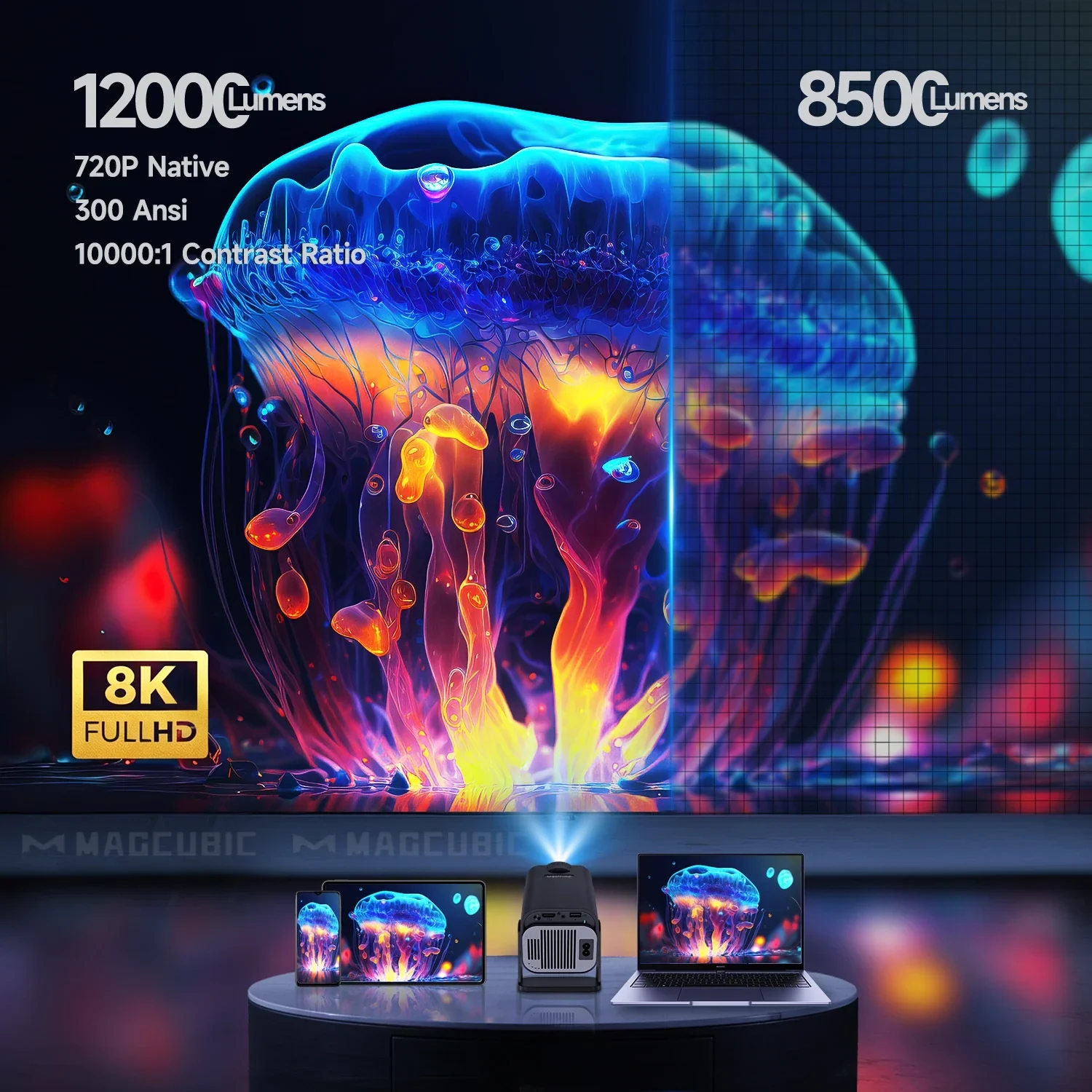 Projetor Smart HY320 Full HD 1920x1080